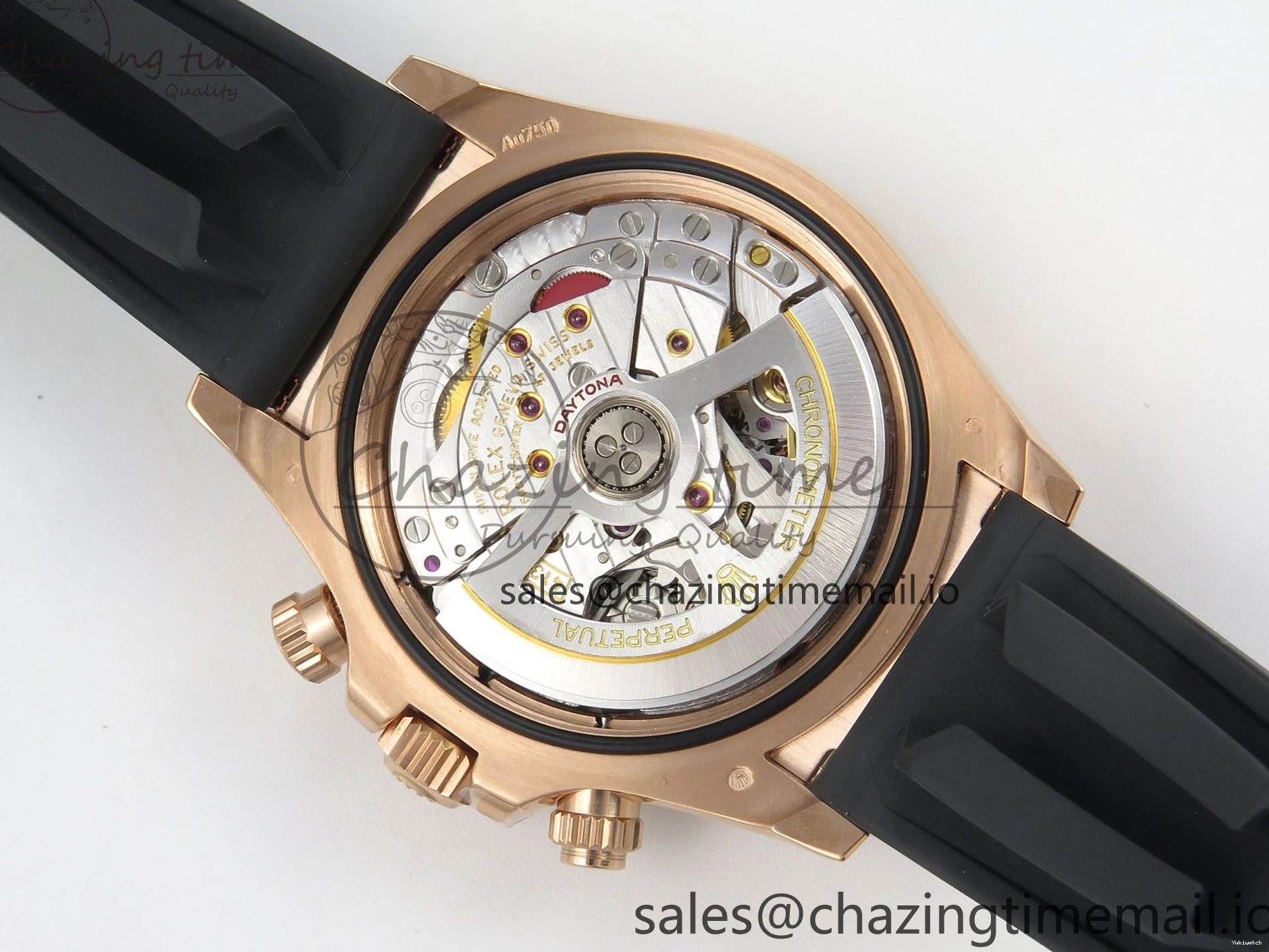 RG Oysterflex Edition 126515 VSF Daytona on 1:1 VS4131 (Weighted) Strap Dial Black V2 Best 0120